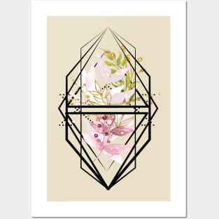 Floral Boho Posters and Art